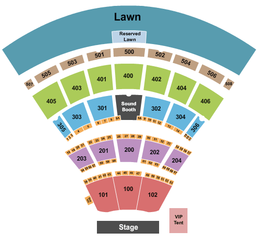 Darien Lake Amphitheater Darien Concerts Seating Chart